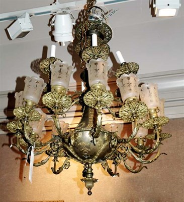 Lot 2336 - Neoclassical Style Gilt-Metal and Frosted...