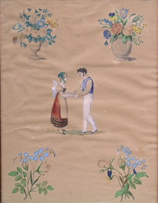 Lot 1049 - German School 19th Century FORGET-ME-NOT...