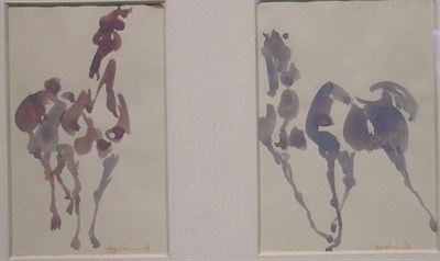 Lot 31 - Peter Agostini American, 1913-1993 RED HORSES:...