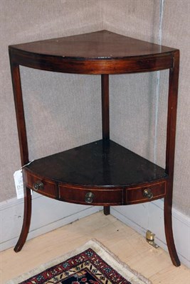 Lot 223 - Georgian Style Mahogany Corner Washstand...