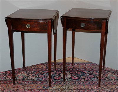 Lot 359 - Pair of Georgian Style Inlaid Mahogany...