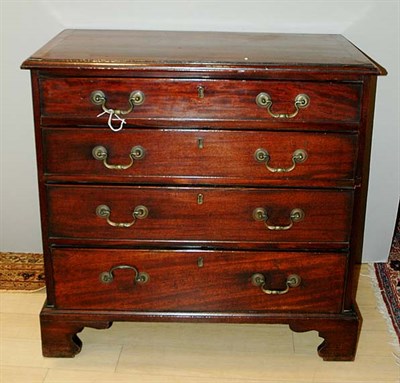 Lot 306 - George III Mahogany Chest of Drawers Late 18th...