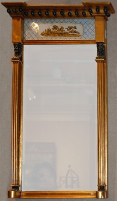 Lot 478 - Regency Style Eglomise Inset Gilt-Wood and...