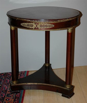 Lot 393 - Empire Style Gilt-Metal Mounted Mahogany...