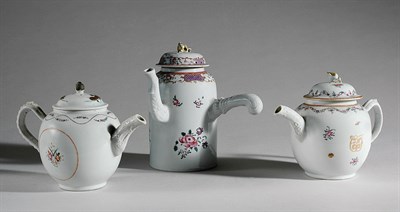 Lot 331 - Group of Three Chinese Export Famille Rose...