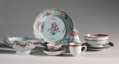 Lot 438 - Group of Chinese Export Famille Rose Porcelain...