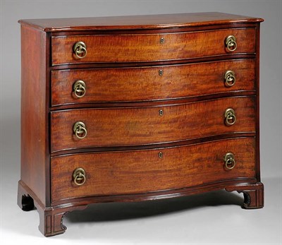 Lot 382 - George III Mahogany Chest of Drawers 18th...