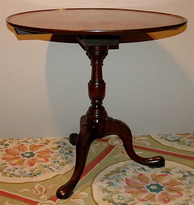 Lot 582 - Georgian Style Mahogany Tilt-Top Tripod Table...