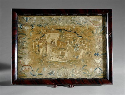 Lot 275 - Charles II Silk Embroidery Late 17th century...