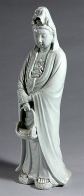Lot 1216 - Chinese Blanc de Chine Figure of Guanyin 19th...