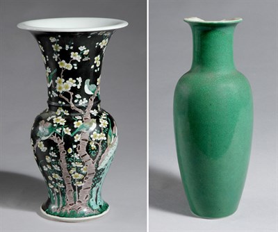 Lot 1234 - Chinese Famille Verte Yen Yen Vase 18th...