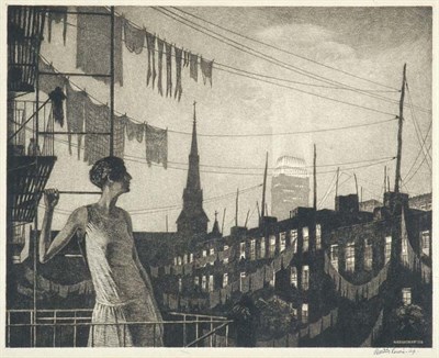 Lot 3173 - Martin Lewis THE GLOW OF THE CITY (MCCARRON...
