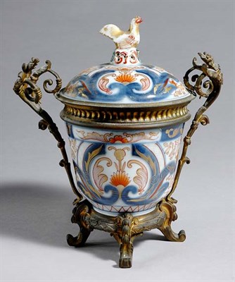 Lot 1016 - Continental Bronze Mounted Imari Porcelain...