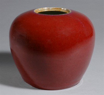 Lot 1392 - Chinese Flambe Glazed Porcelain Ginger Jar...