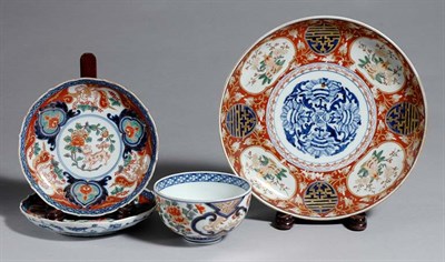 Lot 1385 - Group of Japanese Imari Porcelain Late...