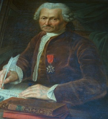 Lot 1077 - French School 18th Century Portrait of a...