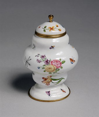 Lot 2208 - Staffordshire Enamel Tea Caddy 18th Century Of...