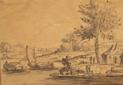 Lot 2012 - Attributed to Nicolas Perelle River Landscapes...