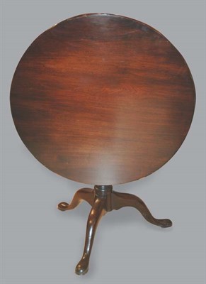Lot 245 - Georgian Style Mahogany Tilt-Top Table Height...