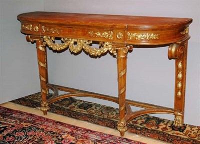 Lot 2093 - Louis XVI Style Gold and Faux Grain Painted...