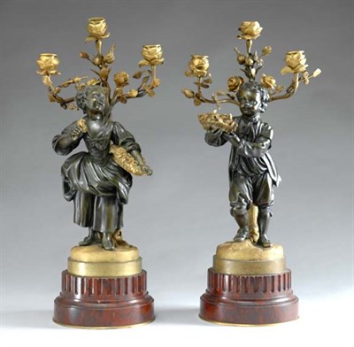 Lot 2139 - Pair of Transitional Louis XV/XVI Style Gilt...