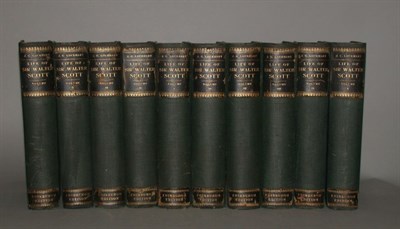 Lot 425 - [BINDINGS] LOCKHART, J.G. Life of Sir Walter...