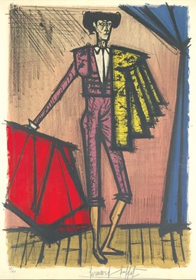 Lot 3101 - Bernard Buffet TOREADOR (SORLIER **) Color...