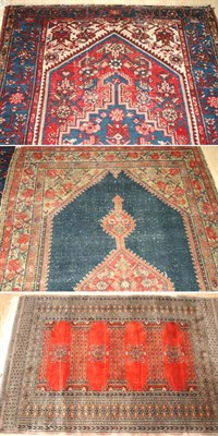 Lot 684 - Three Assorted Rugs Comprising a Hamadan,...