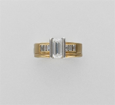 Lot 3260 - Gold and Diamond Ring