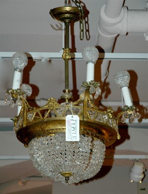 Lot 4430 - Neoclassical Style Gilt-Metal and Glass...