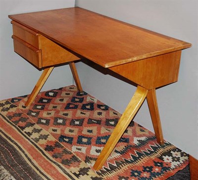Lot 188 - Bent Plywood Desk Cees Braakman for UMS-Pastoe,...