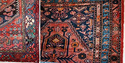 Lot 678 - Two Hamadan Rugs Approximately 6 feet 11...