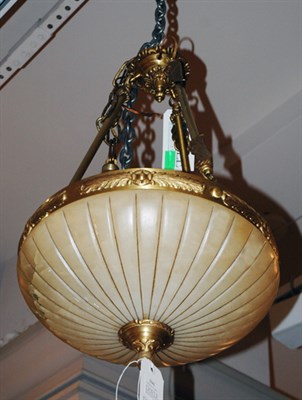 Lot 2341 - Louis XVI Style Gilt-Metal and Alabaster Three-...