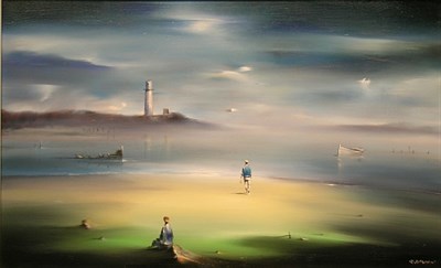 Lot 4079 - Robert Watson American, 1923-2004 Harbor...