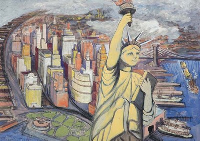 Lot 122 - Harry Gottlieb American, 1895-1992 LIBERTY,...