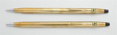Lot 359 - Gold-Filled Pen and Pencil Set