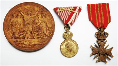 Lot 362 - Lot of Assorted Costume Jewelry and Medals