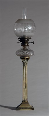 Lot 2414 - Hinks & Sons Neoclassical Style Brass and Cut...