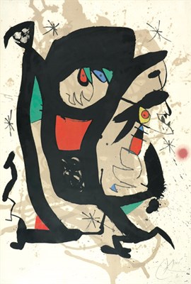 Lot 3198 - Joan Miró YOUNG ARTISTS (M. 925) Color...