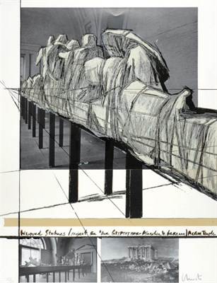 Lot 3124 - Christo WRAPPED STATUES (PROJECT FOR 'DER...