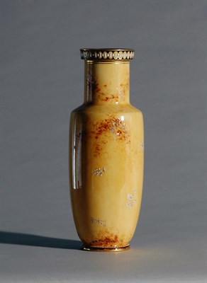 Lot 2147 - Sevres Porcelain Vase Of rouleau form,...