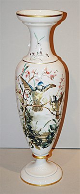 Lot 2403 - Victorian Style Gilt and Enameled Glass Vase...