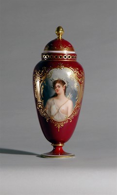 Lot 2402 - Vienna Style Gilt Decorated Reticulated...
