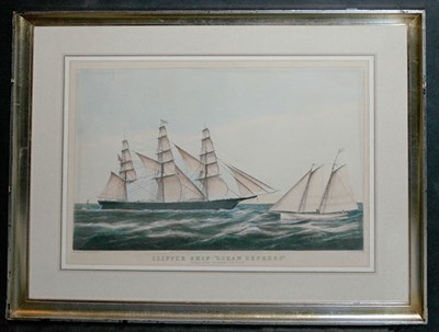Lot 102 - Currier & Ives, publishers CLIPPER SHIP "OCEAN...