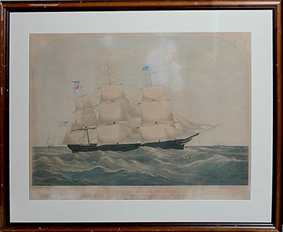 Lot 100 - Eliphalet M. Brown, Jr. NEW YORK CLIPPER SHIP...