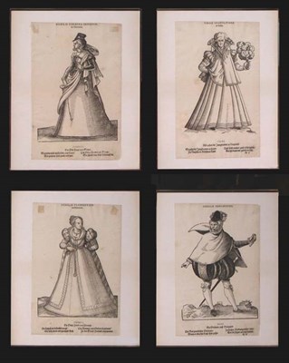 Lot 89 - Jost Amon [COSTUME STUDIES] Six woodcuts,...