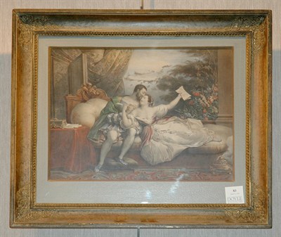 Lot 83 - Artist Unknown [LOVERS] Hand-colored...