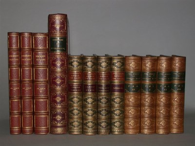 Lot 423 - [BINDINGS] Miscellaneous Group of 12 vols.,...