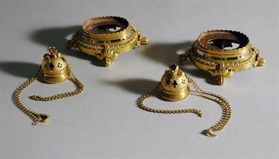 Lot 2324 - Pair of Louis XVI Style Gilt-Bronze Mounts...