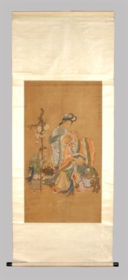 Lot 1284 - Chinese Hanging Scroll 19th century Shoulao...